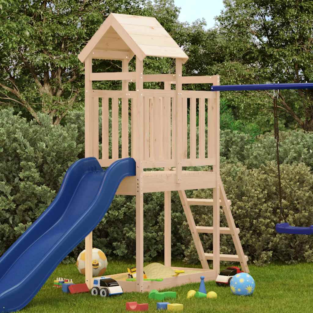 Vidaxx Spielhaus 53x110x214 cm massives Kiefernholz