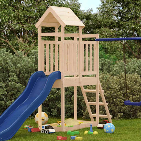 Vidaxx Spielhaus 53x110x214 cm massives Kiefernholz