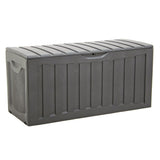 Vidaxx Aufbewahrungsbox 118x53x57 cm Polypropylen schwarz