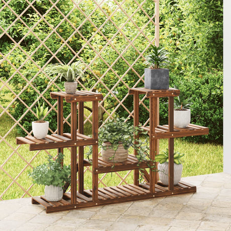 VidaXL Pflanzenständer 110x25x73 cm massives Kiefernholz