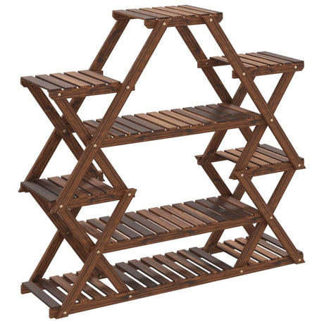 Vidaxx Pflanzenständer 110x25x105 cm massives Kiefernholz