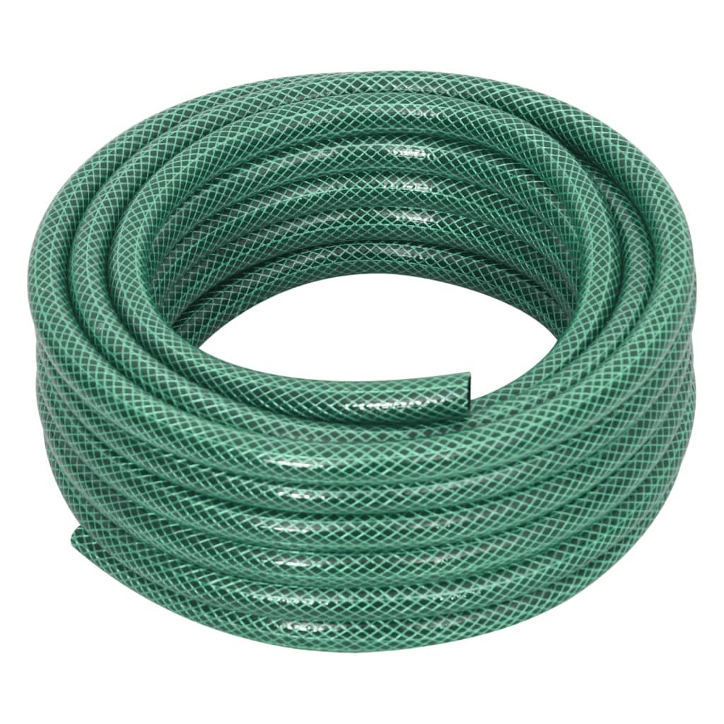 Vidaxl Gartenschlauch mit Kupplungsset 0,5'' 10 m PVC grün