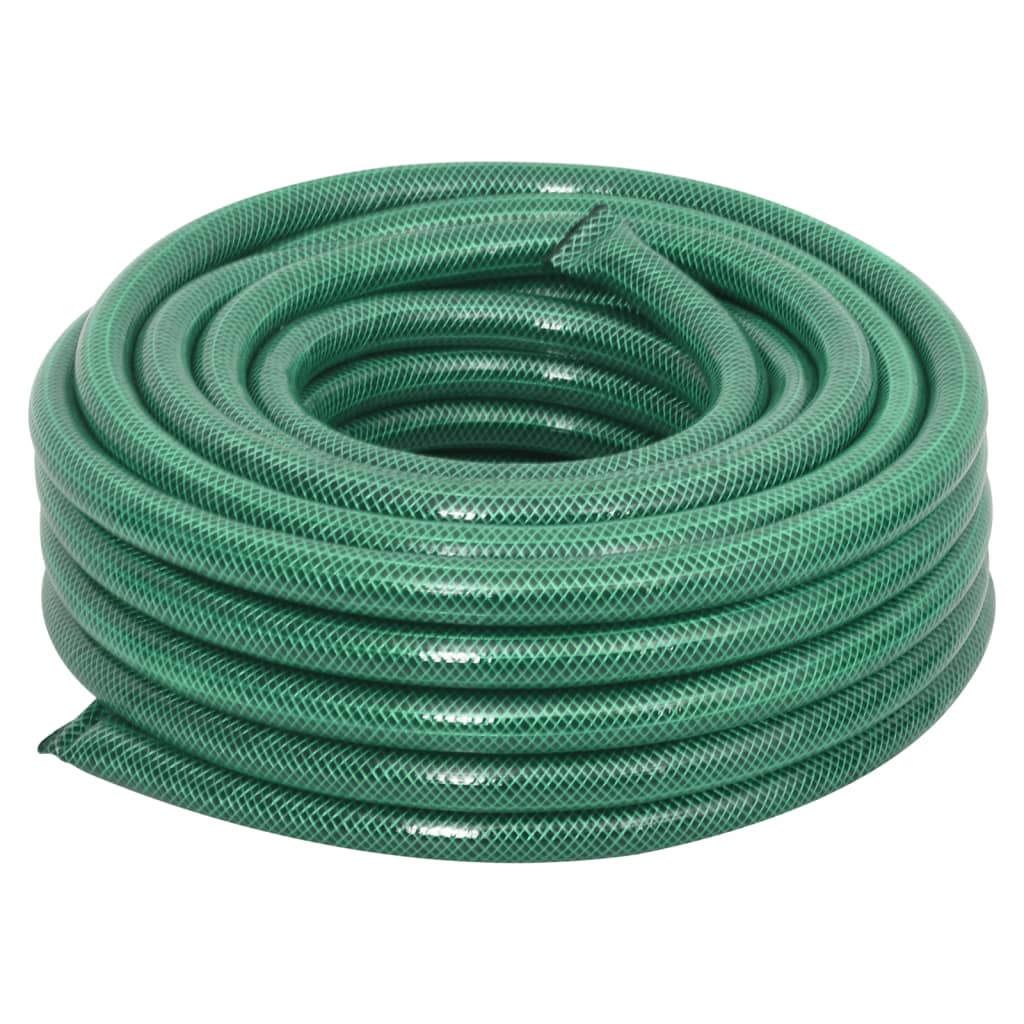 Vidaxl Gartenschlauch mit Kupplungsset 0,75'' 10 m PVC grün