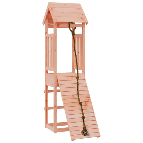 VidaXL Spielhaus mit Kletterwand aus massivem Douglasienholz