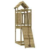 VidaXL Spielhaus mit Kletterwand aus imprägniertem Kiefernholz