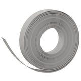 VidaXL Garteneinfassung 3 Stk. 10 m 10 cm Polyethylen grau