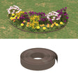 Vidaxl Gartenkanten 2 Stk. 10 m 10 cm Polyethylen braun