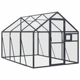 VidaXL Voliere 1,79x3x1,85 m Aluminium Anthrazit