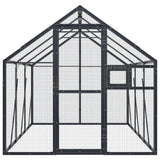 VidaXL Voliere 1,79x3x1,85 m Aluminium Anthrazit