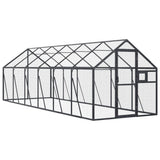 VidaXL Voliere 1,79x6x1,85 m Aluminium Anthrazit