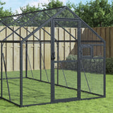 VidaXL Voliere 1,79x6x1,85 m Aluminium Anthrazit