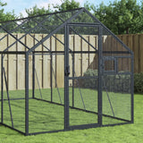 VidaXL Voliere 1,79x2x1,85 m Aluminium Anthrazit
