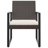 Vidaxl tuinstoelen 2 st polypropeen rattan zwart