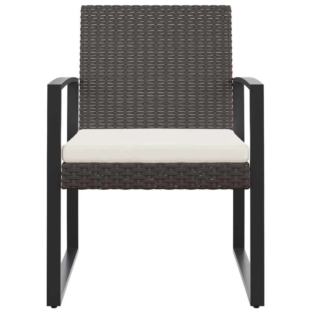 Vidaxl tuinstoelen 2 st polypropeen rattan bruin