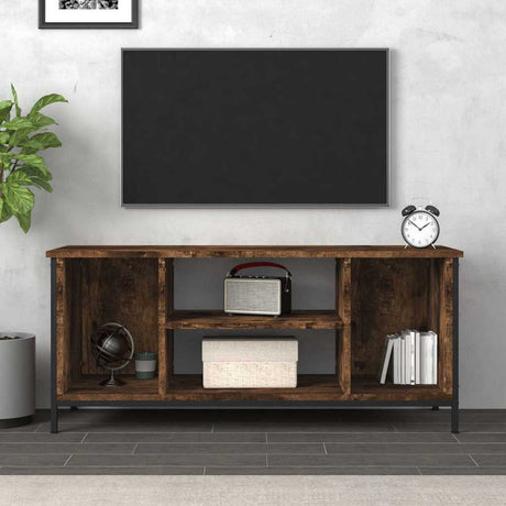 Vidaxl tv-meubel 102x35x45 cm bewerkt hout gerookt eikenkleurig