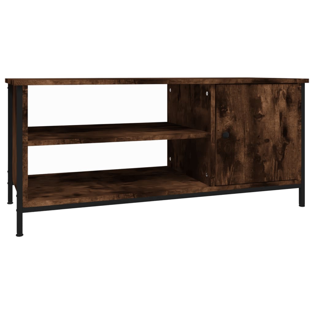 Vidaxl tv-meubel 100x40x45 cm bewerkt hout gerookt eikenkleurig