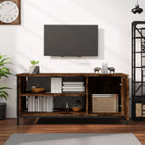 Vidaxl tv-meubel 100x40x45 cm bewerkt hout gerookt eikenkleurig