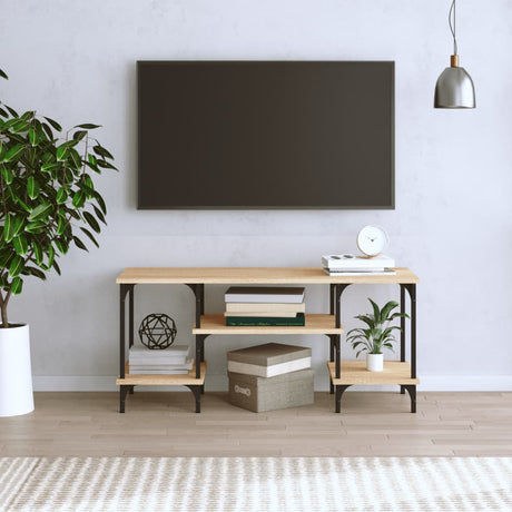 Vidaxl tv-meubel 102x35x45,5 cm bewerkt hout sonoma eikenkleurig