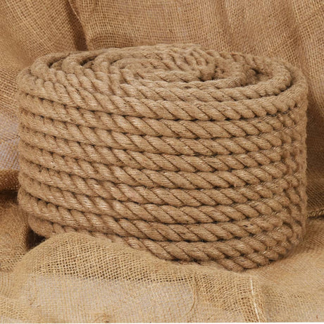Vidaxxl-Seil 25 m lang, 20 mm dicke Jute