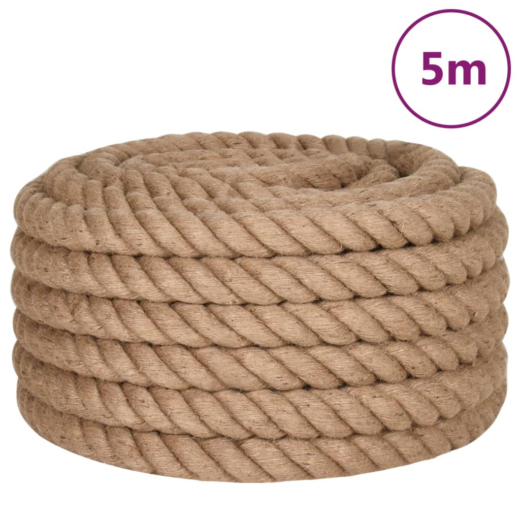 Vidaxxl-Seil 5 m lang, 50 mm dicke Jute