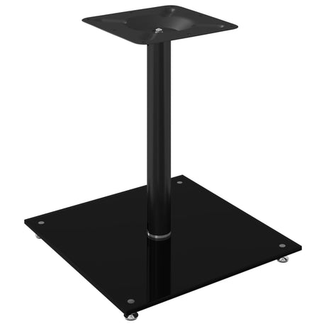 Vidaxl Lautsprecherständer 2 Stück 1 Säule gehärtetes Glas schwarz