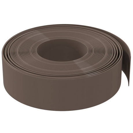 Vidaxl Gartenkante 10 m 15 cm Polyethylen braun