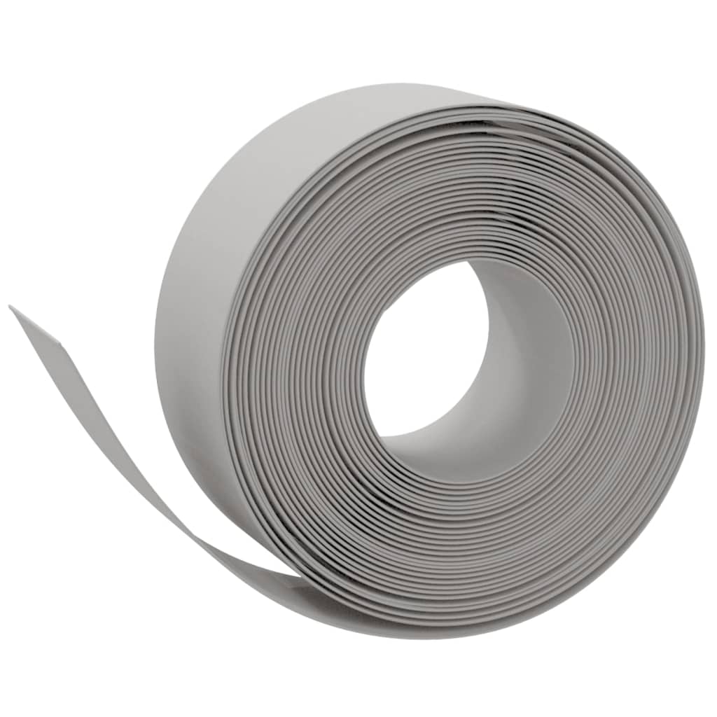 Vidaxl Gartenkante 10 m 20 cm Polyethylen grau