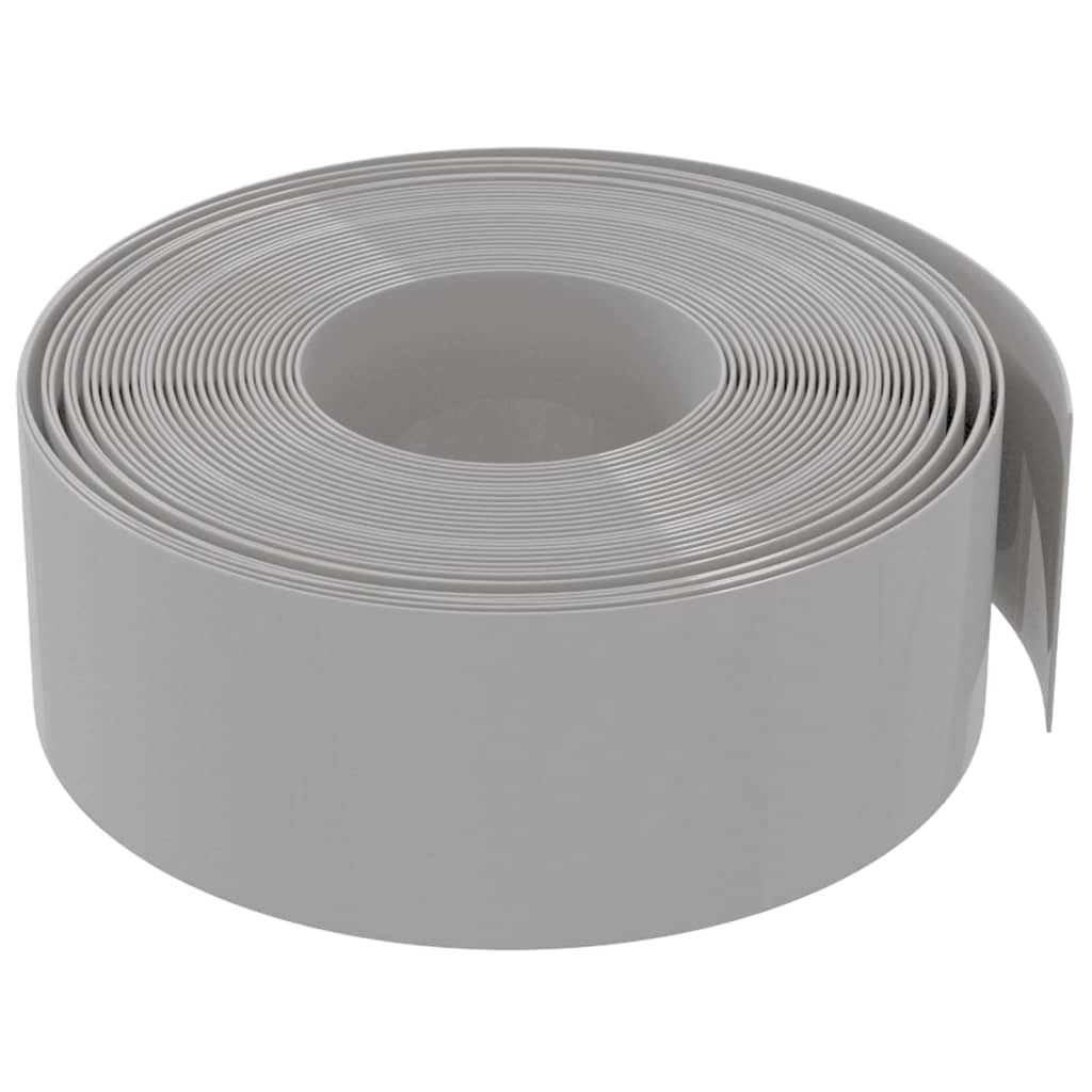 Vidaxl Gartenkante 10 m 20 cm Polyethylen grau