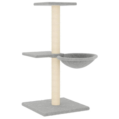 Vidaxl -Katzenmöbel mit Sisal -Kratzerpfosten 72 cm hellgrau
