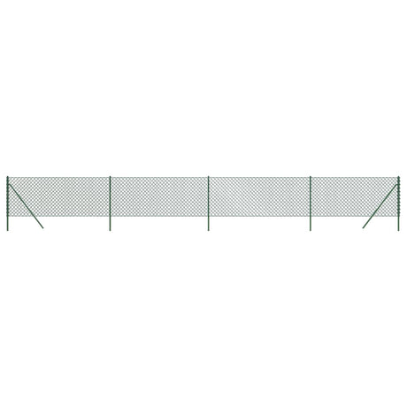 VidaXL Maschendrahtzaun 1x10 m grün