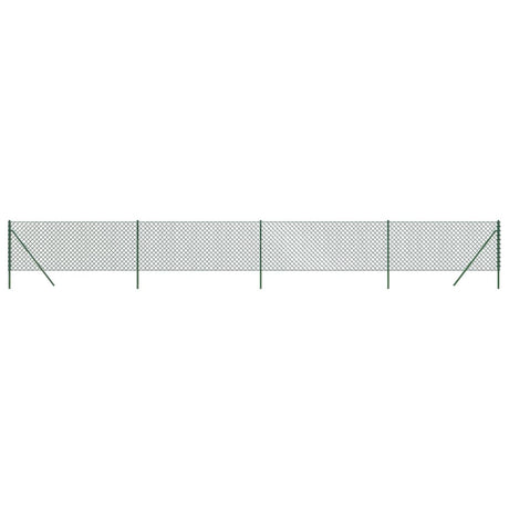 VidaXL Maschendrahtzaun 1,1x10 m grün
