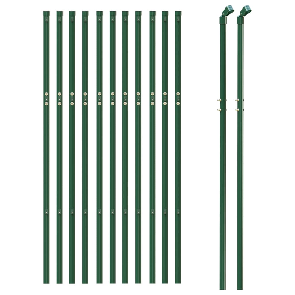 VidaXL Maschendrahtzaun 1x25 m grün