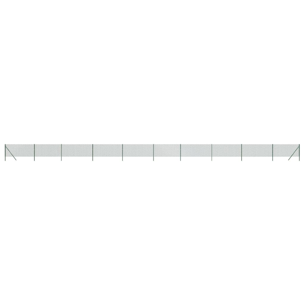Vidaxxl-Maschenzaun 1,1x25 m grün