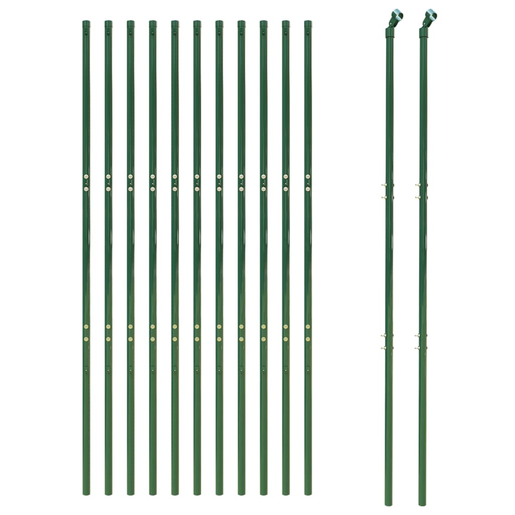VidaXL Gitterzaun 1,4x25 m grün