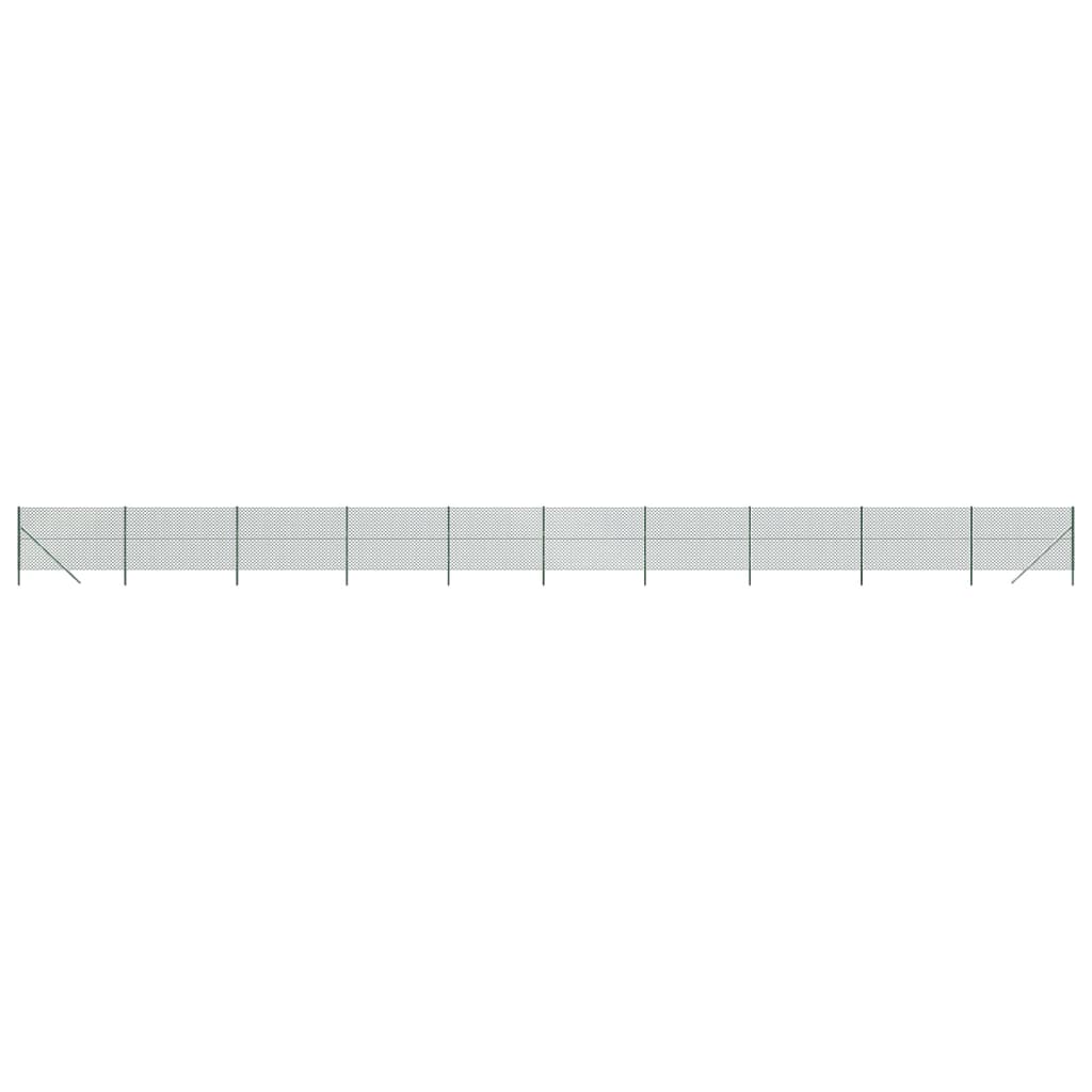 VidaXL Gitterzaun 1,6x25 m grün