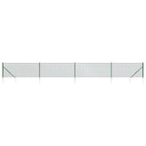 Vidaxl-Maschenzaun mit Erdankern 1x10 m grün