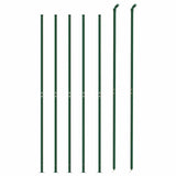Vidaxx-Gitterzaun mit Flansch 1,6x10 m grün