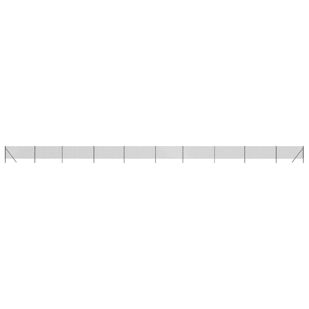 Vidaxl-Gitterzaun 1x25 m Anthrazit