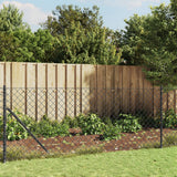 Vidaxxl Gitterzaun 1,1x25 m Anthrazit