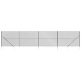 Vidaxl-Maschenzaun mit Erdankern 1,8x10 m Anthrazit