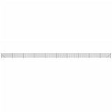 Vidaxl-Gitterzaun mit Flansch 1x25 m Anthrazit