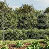 VidaXL Gitterzaun 1,4x25 m silberfarben