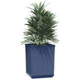 Vidaxx Pflanzgefäße 2 Stück 30x30x37 cm Polypropylen blaugrau