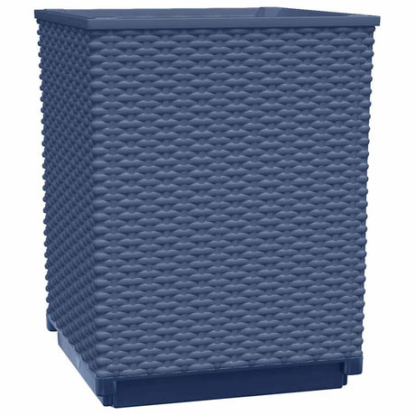 Vidaxx Pflanzgefäße 4 Stück 30x30x37 cm Polypropylen dunkelgrau