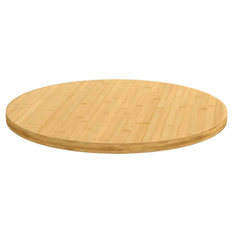 Vidaxl tafelblad ø 80x2,5 cm bamboe