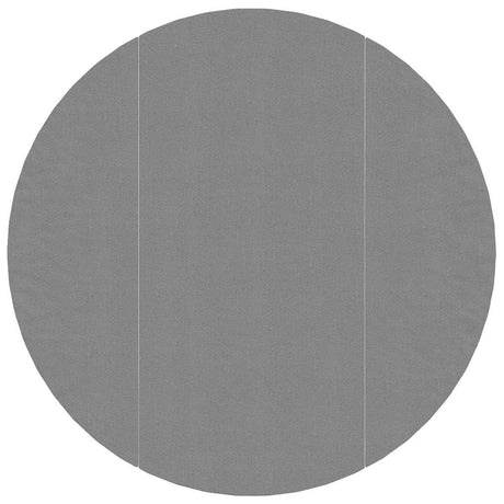 Vidaxx Schwimmbad-Bodenplane ø306 cm Polyester-Geotextil hellgrau