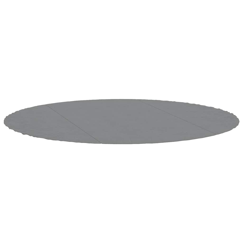 Vidaxx Schwimmbad-Bodenplane ø366 cm Polyester-Geotextil hellgrau