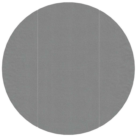 Vidaxx Schwimmbad-Bodenplane ø366 cm Polyester-Geotextil hellgrau