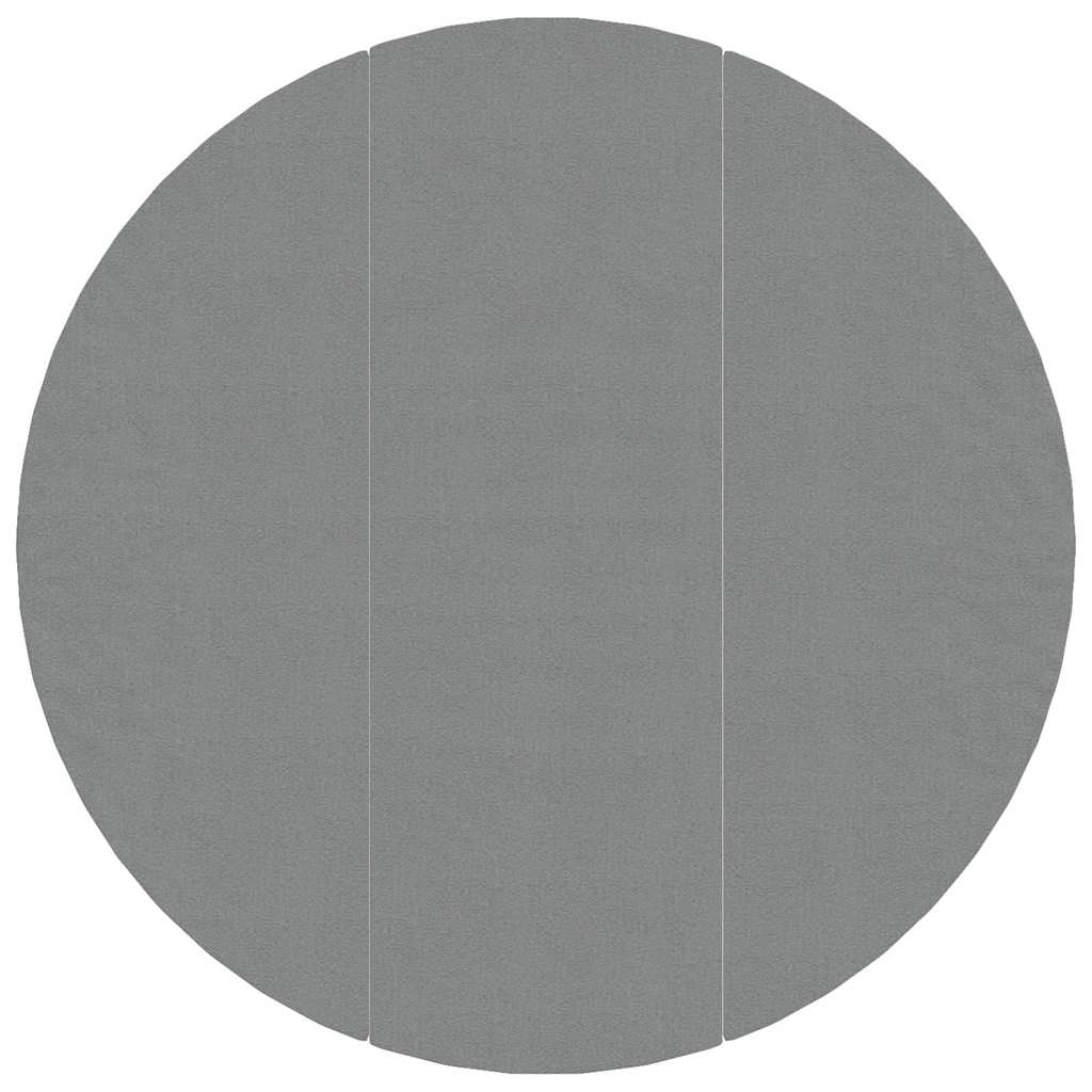 VidaXL Schwimmbad-Bodenplane Ø396 cm Polyester-Geotextil hellgrau