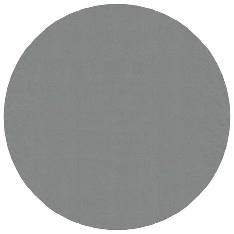 VidaXL Schwimmbad-Bodenplane Ø396 cm Polyester-Geotextil hellgrau